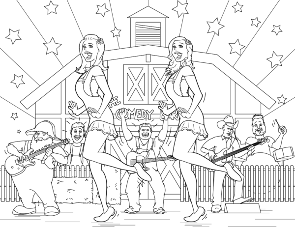 Feest boerderij Dans